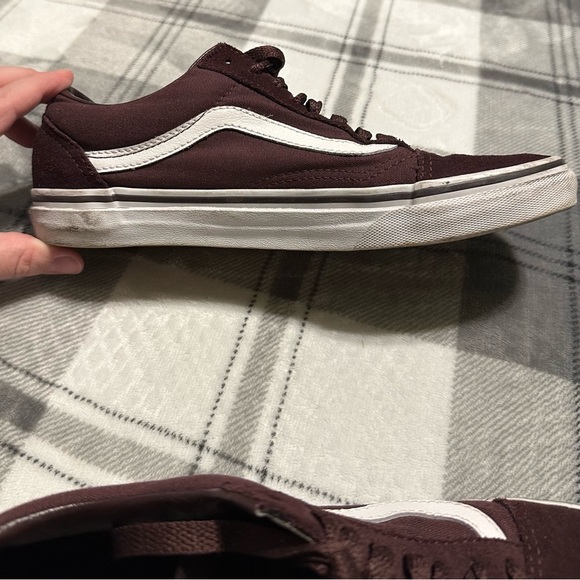 Vans Old Skool Maroon Suede/Canvas Sneakers, Size 8 Women’s/6.5 Men’s - Picture 7 of 10